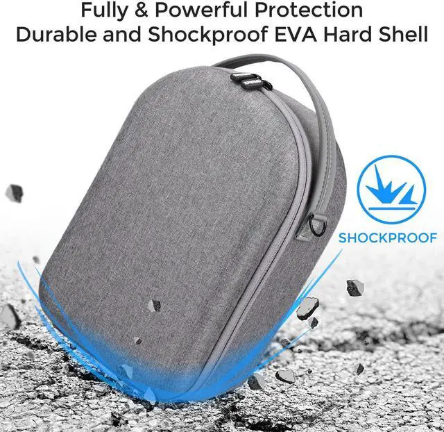 Alt view image 2 of 7 - Sonicgrace for Oculus Quest 2 Carry Case Hard Shell Travel Case