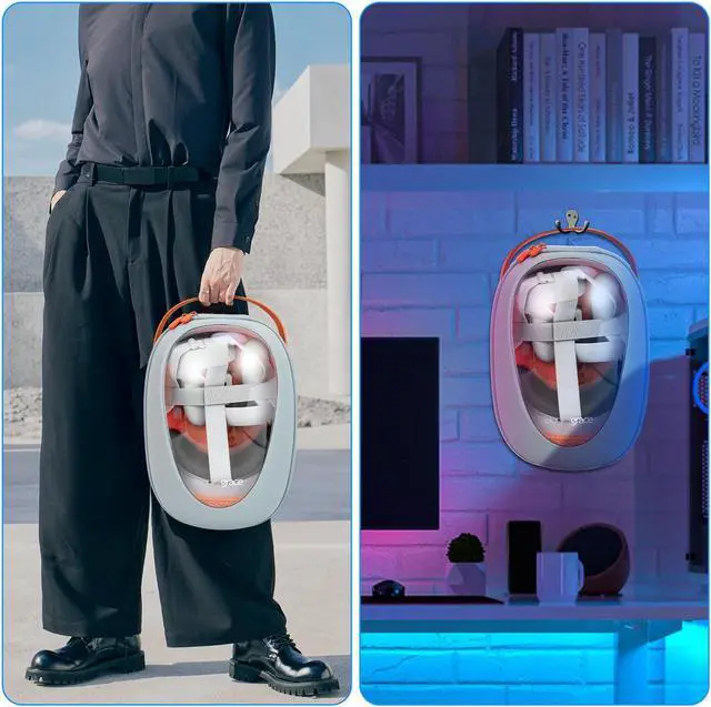 Alt view image 7 of 7 - Sonicgrace for Quest 2 Case - Carrying Case Compatible with Quest 2 Clear