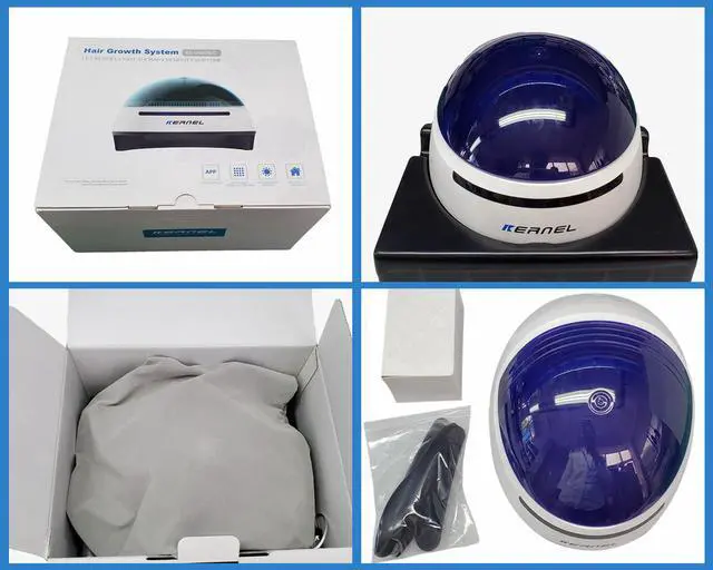 Alt view image 4 of 7 - Kernel KN-8000C LLLT 80pcs laser Hair Growth helmet for Hair Loss treatment Hair Regrowth Laser Cap