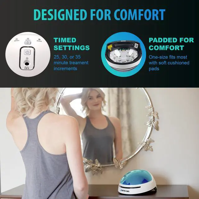Alt view image 7 of 7 - Kernel KN-8000C LLLT 80pcs laser Hair Growth helmet for Hair Loss treatment Hair Regrowth Laser Cap