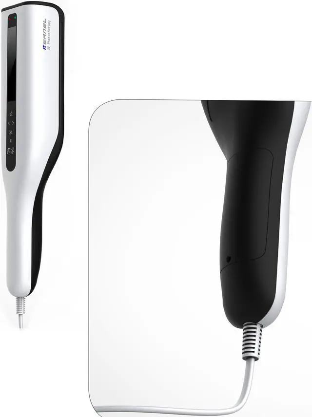 Alt view image 6 of 7 - Kernel UV phototherapy home use portbale 311nm narrow band UVB lamp for vitilito psoriasis eczema dermatitis KN-4006BL1