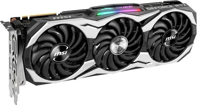 Alt view image 6 of 7 - MSI GeForce RTX 2080 DUKE 8G OC Graphics Card, PCI-E x16, NVLink and VR Ready