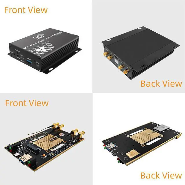 Alt view image 3 of 7 - NGFF(M.2) 4G/5G Module to USB 3.0 Adapter with auxiliary power