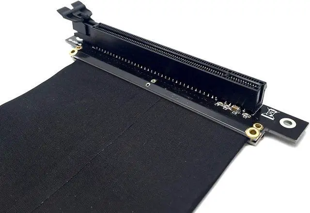 Alt view image 4 of 5 - NEW PCI Express PCIe3.0 16x Flexible High Speed Extension Cable (20cm-90 degrees)