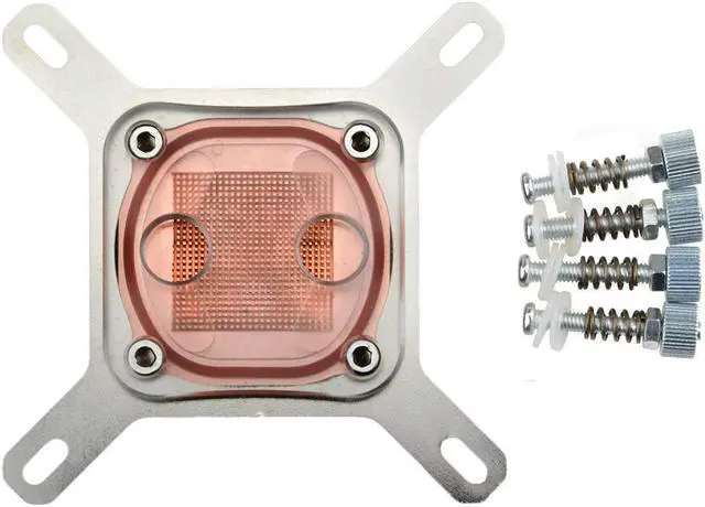 Alt view image 5 of 6 - Aimilai Professional Special CPU Waterblock For INTEL Water Cool System Computer Clear (Transparent)