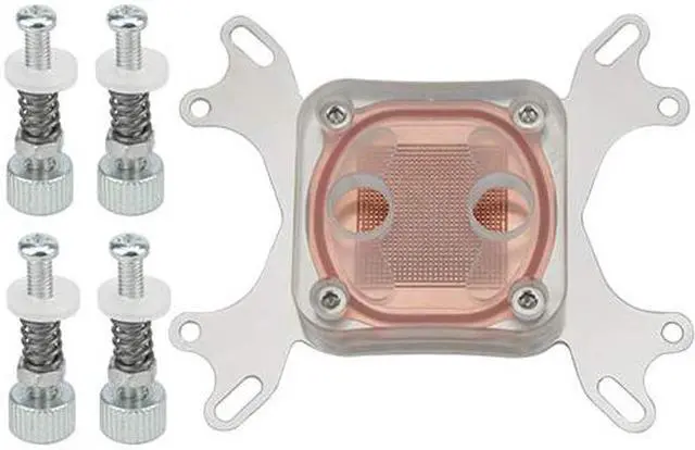 Alt view image 2 of 6 - Aimilei W50 Professional Universal CPU Water Cooling Block For INTEL/AMD Water Cool System Computer Clear (Transparent)