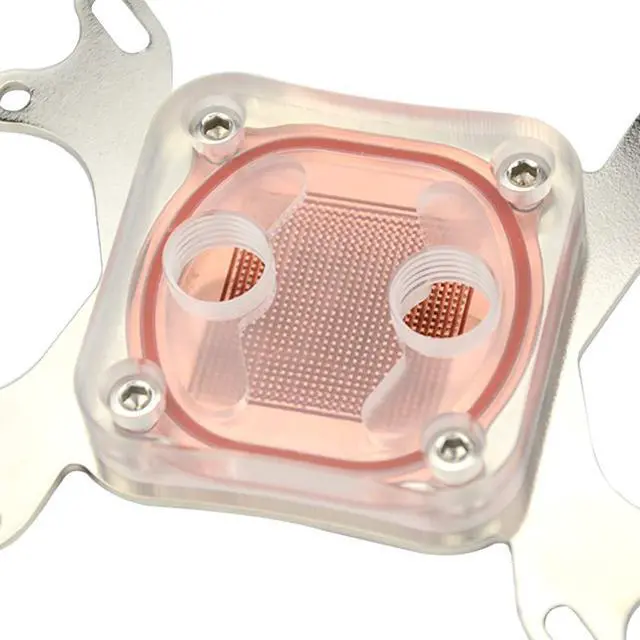 Alt view image 6 of 6 - Aimilei W50 Professional Universal CPU Water Cooling Block For INTEL/AMD Water Cool System Computer Clear (Transparent)