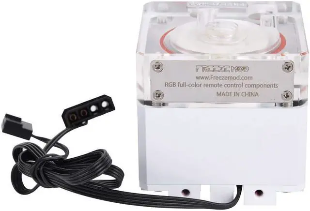 Alt view image 3 of 4 - Low Noise CPU Water Cooling Pump 3000RPM Fast Heat Dissipation Cool System-Silver