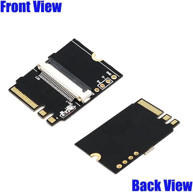 Alt view image 3 of 6 - M.2 (NGFF)  key A/E/A+E to Mini PCI-E  Adapter with FFC Cable