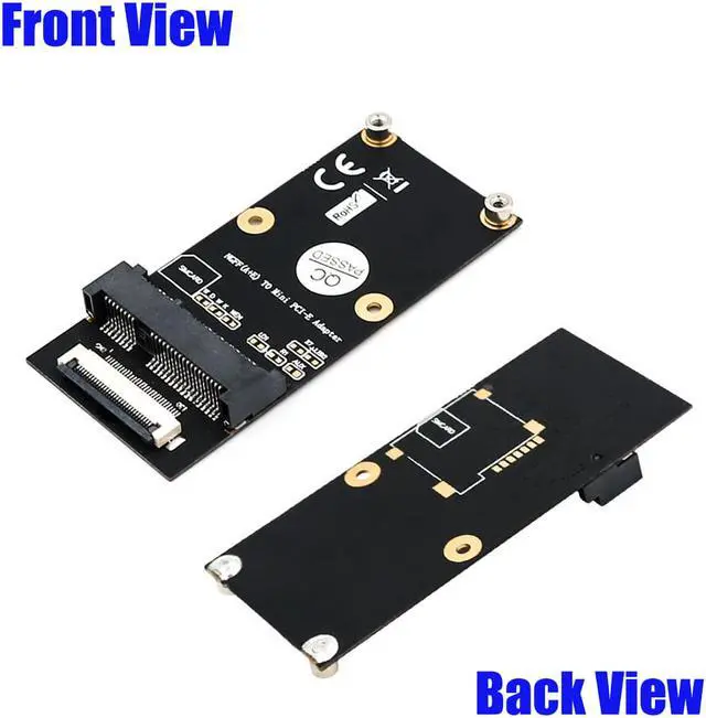 Alt view image 6 of 6 - M.2 (NGFF)  key A/E/A+E to Mini PCI-E  Adapter with FFC Cable