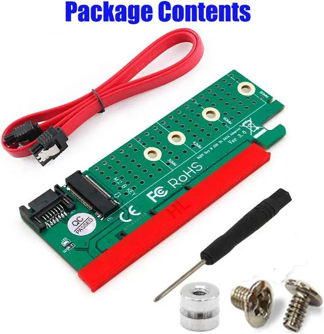 Main image of NGFF(M.2)  B-key  SATA-Bus SSD to SATA3 Adapter