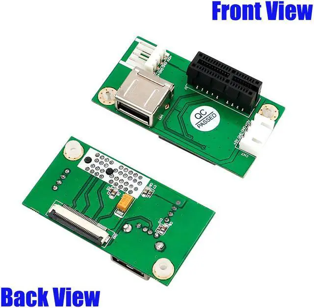 Alt view image 6 of 7 - NGFF (M.2)  Key A/E  to PCI-E Express X1+USB Riser Card with High Speed FPC Cable