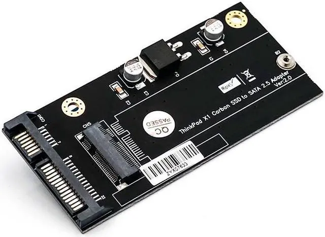 Alt view image 2 of 5 - 20+6 Pin SSD to SATA 2.5 or USB Adapter with USB 2.0 Cable for Thinkpad Lenovo X1 Carbon