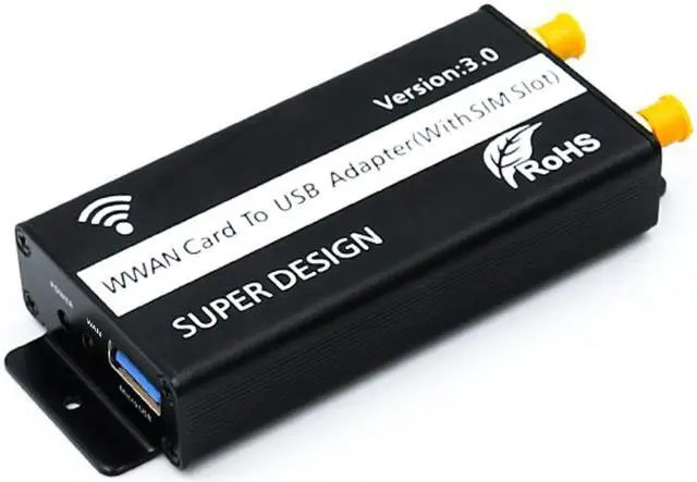 Alt view image 7 of 7 - NGFF(M.2) to USB 3.0 Adapter With SIM card Slot for WWAN/LTE/4G Module