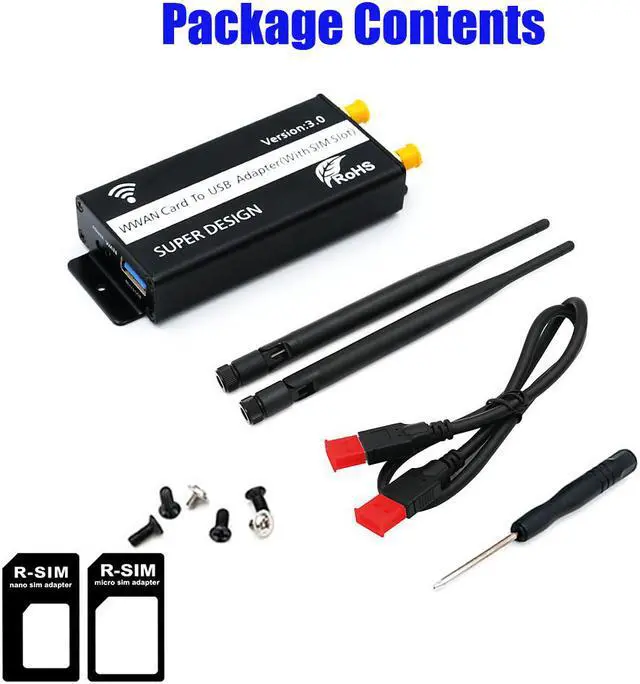 Alt view image 4 of 7 - NGFF(M.2) to USB 3.0 Adapter With SIM card Slot for WWAN/LTE/4G Module