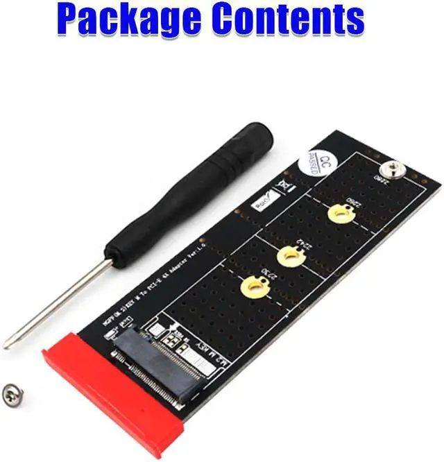 Alt view image 4 of 6 - NGFF(M.2)  nvme M key SSD to PCI- E 4X Adapter(vertical installation)
