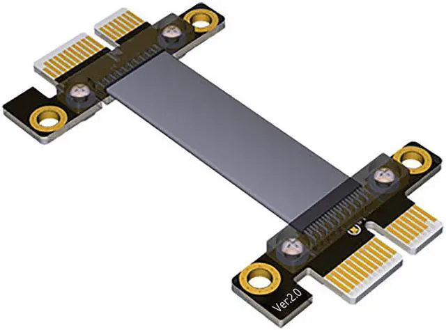 Alt view image 4 of 7 - High Quality PCI-e PCI Express 36PIN 1X male to male Extension cable