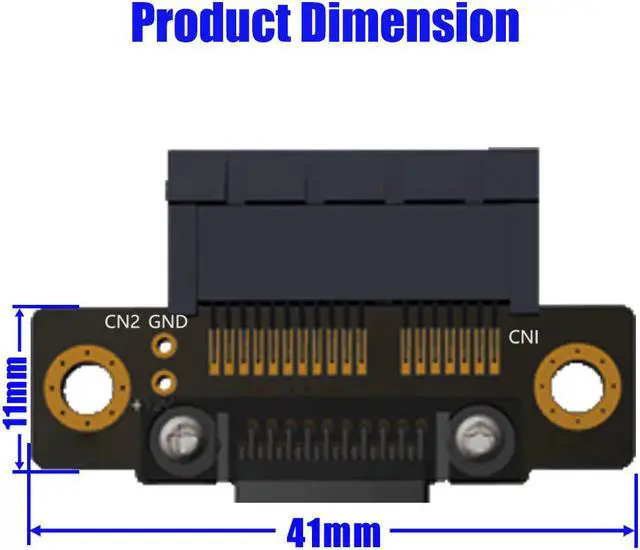 Alt view image 3 of 7 - High Quality PCI-e  PCI Express 36PIN 1X female to female Extension cable with Gold-plated connector