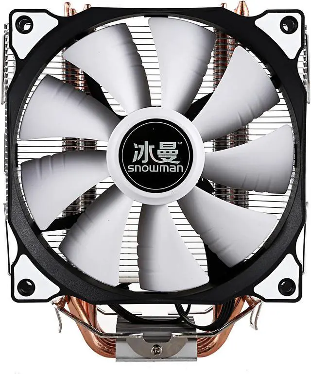 Main image of 4PIN CPU Cooling System Direct Contact CPU   Heatpipes Freeze Tower CPU Cooling Fan with PWM Fans