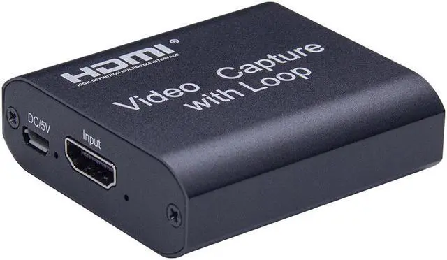 Main image of 1080P Video capture Card with loop output to 2.0 Video capture Device for Game Streaming Live Stream Broadcast
