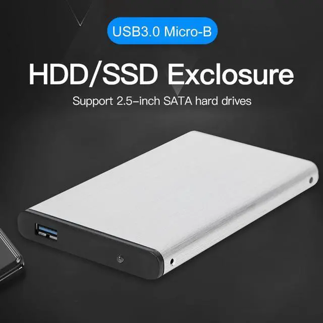 Alt view image 2 of 5 - HDD SSD Hard Disk Box 7+15Pin SATA To USB 3.0 External Hard Drive 2.5" 6Gbps 10TB SSD HDD Case with Type-C OTG Adapter