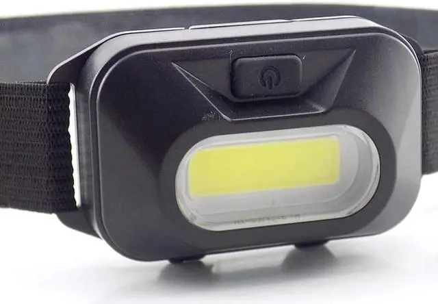Alt view image 4 of 6 - Mini COB LED Headlamp hoofdlamp Headlight frontal flashlight For Outdoor Camping Fishing Head Light Lamp Torch Lantern AAA