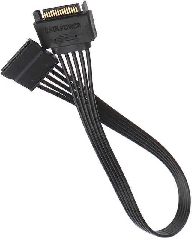 Main image of 30CM SATA 15Pin Male to Female Power Extension Cable HDD SSD Power Supply Cable SATA Power Cable for PC