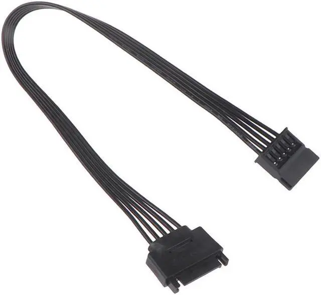 Alt view image 2 of 5 - 30CM SATA 15Pin Male to Female Power Extension Cable HDD SSD Power Supply Cable SATA Power Cable for PC