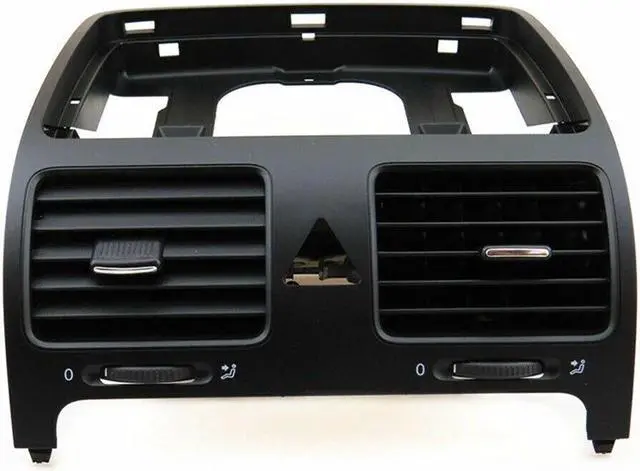 Alt view image 4 of 6 - Black Front Central Dashboard Air Outlet Vent for Jetta Golf Rabbit MK5 1KD819728