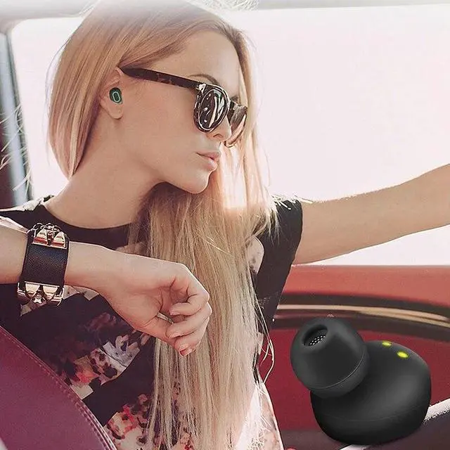 Alt view image 6 of 6 - WiFi Driving Recorder with TWS Bluetooth Headset 1080P Voice Intelligent Control