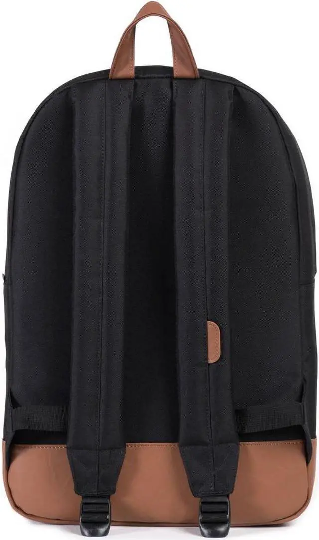 Alt view image 10 of 12 - Herschel Supply Heritage Backpack (Black / Tan)
