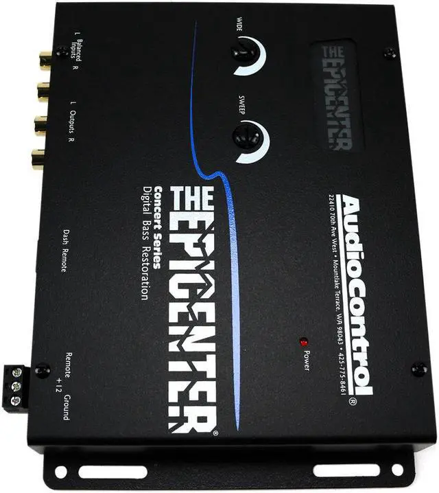 Alt view image 10 of 19 - AUDIOCONTROL EPICENTERBLACK Bass processor - black - Concert Series