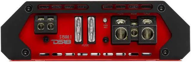 Alt view image 5 of 7 - DS18 Select S1500.1/RD 1500 Watts Max 1 Channel Monoblock Car Audio Amplifier