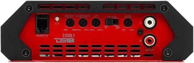 Alt view image 6 of 7 - DS18 Select S1500.1/RD 1500 Watts Max 1 Channel Monoblock Car Audio Amplifier