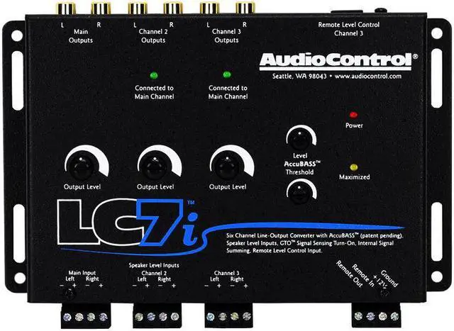 Alt view image 7 of 16 - AudioControl LC7iBlack