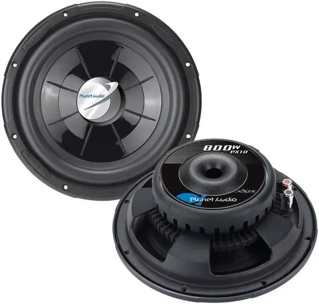 Alt view image 12 of 17 - PLANET AUDIO PX10 Planet 10 Shallow Mount Woofer 800W Max