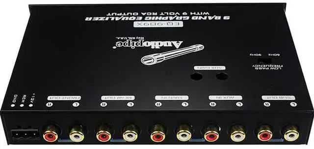 Alt view image 16 of 19 - Audiopipe EQ909X Voltage Display 9 Band Equalizer