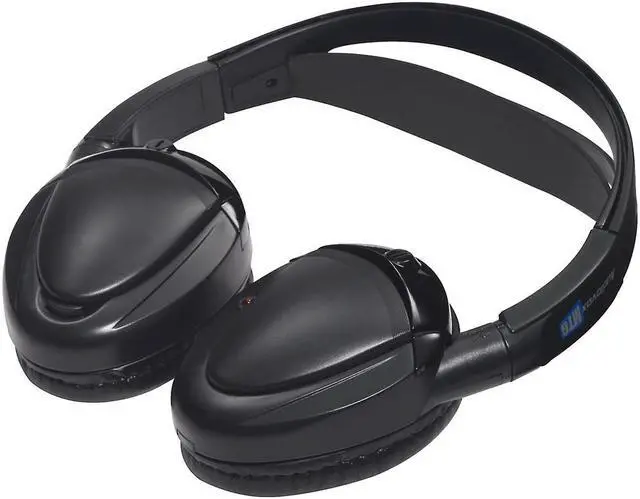 Alt view image 12 of 13 - Audiovox Dual channel wireless fold flat headphones auto shut off MTGHP2CA