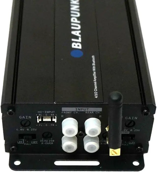 Alt view image 5 of 6 - Blaupunkt AMP1804BT Car Audio 4-channel Class D Amplifier With Bluetooth