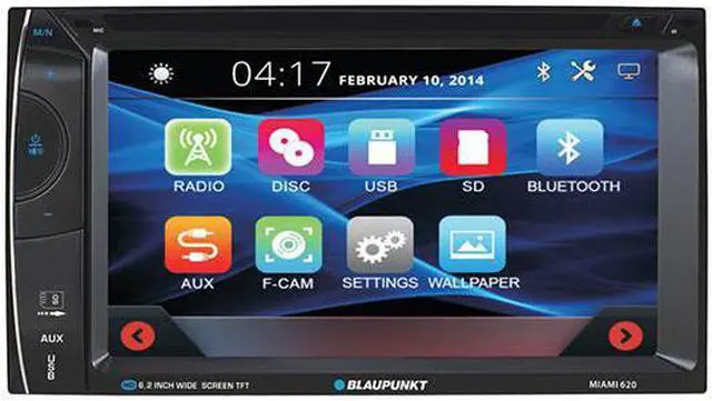 Alt view image 3 of 8 - Blaupunkt D.Din 6.2" Touchscreen AM/FM/DVD