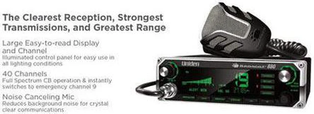Alt view image 5 of 6 - Uniden BEARCAT880 Bearcat 880 40 Channel CB Radio with NOAA Weather