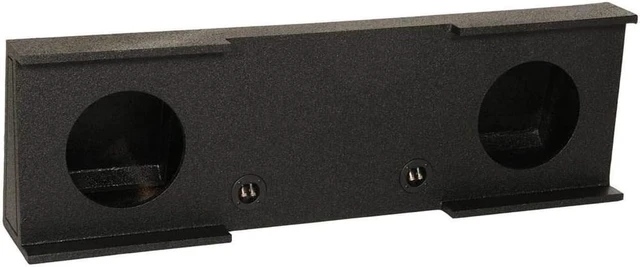 Alt view image 12 of 12 - Q Power QBGMC10 2007 4DR Dual 10-Inch Custom Fit Speaker Box for GM/Chevy Crew Cab 4-Door Trucks 2007-2013