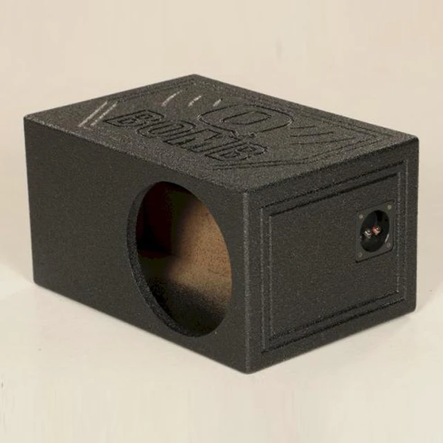 Alt view image 11 of 20 - QPower QBOMB10VL Single 10" Vented Ported Car Subwoofer Sub Box Enclosure QBOMB
