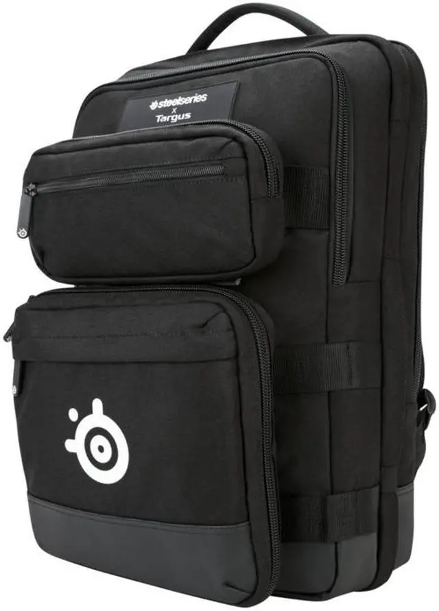 Alt view image 2 of 6 - Targus 17.3 SteelSeries x Targus Gaming Backpack - TSB941BT