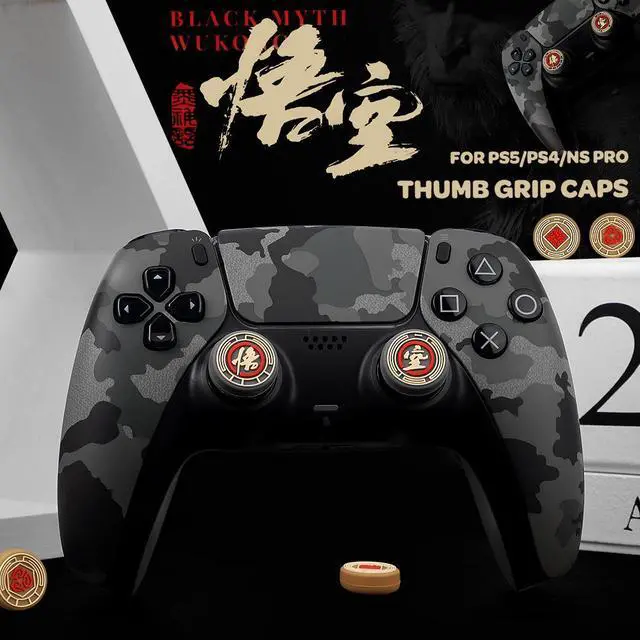 Alt view image 4 of 7 - Black Myth Wukong PS4/PS5/XBOX/NSPRO joystick cap non-slip silicone protective cover