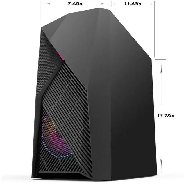 Alt view image 5 of 7 - WEIMISEN Gaming Desktop, PCIe4.0 PC, AMD Ryzen 5 5600 CPU (32M L3), RX 6650XT Gpu, B550 Chipsets (Wifi, 4 DIMM slots), 32G RAM (16G*2) DDR4 4000Mhz, 128G M.2 NVMe SSD(system) + 1T Sata SSD, Win11 Pro