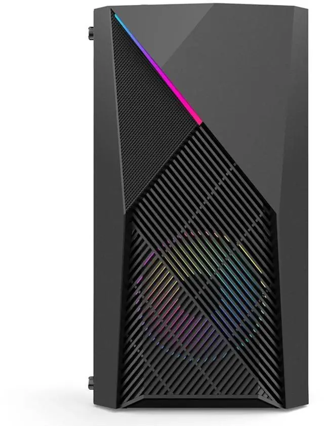 Alt view image 2 of 7 - WEIMISEN Gaming APU PC, AMD Ryzen 5 9600X(Up to 5.4 GHz), AMD Radeon Graphics, 32G DDR5(16G*2), B650 Chipest, 1T M.2 SSD(100G partition for system), Wifi 6 + bt 5, 550W PSU, Win 11 Pro