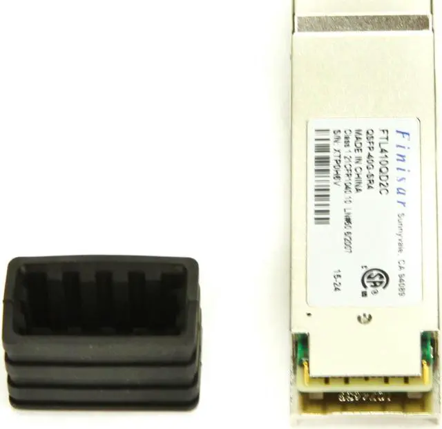 Alt view image 3 of 5 - Finisar 40BASE-SR4/10GBASE-SR 300m QSFP+ Gen2 Optical Transceiver Module