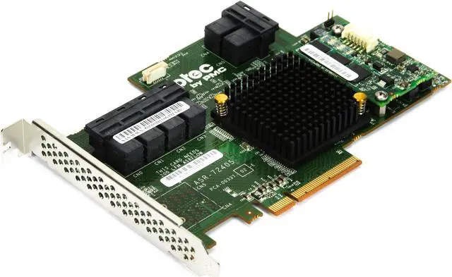 Alt view image 2 of 3 - Adaptec ASR-72405 2274900-R PCI-Express 3.0 x8 SAS/SATA Raid Controller Card