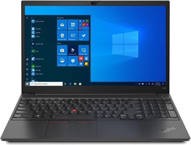 Lenovo Laptop ThinkPad E15 Gen 2 (Intel) Intel Core i7-1165G7 8GB Memory  512 GB PCIe SSD Intel Iris Xe Graphics 15.6